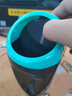 3R 车载垃圾桶汽车用迷你垃圾筒车内座式小置物桶储物箱收纳车门边垃圾箱袋 蓝色一个3R2111 实拍图