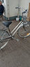 川泽阪田出口日本自行车单速内三速轻便车弯把双斜梁男女款城市通勤车全新 亮银色单速摩电灯 24寸 实拍图
