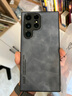HotFire 适用三星s23ultra手机壳 SAMSUNG Galaxy S23 Ultra保护套 升级肤感羊巴皮镜头全包硅胶-珊瑚蓝 实拍图