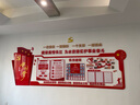 木蔻党建文化墙贴定制公开栏党员活动室布置支部宣传主题3D背景墙设计 豪华工艺（按客服报价下单） 实拍图