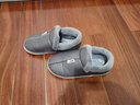 始丰棉拖鞋男冬季时尚PU皮革包跟居家用室内保暖防滑厚底情侣棉拖鞋 灰色 40-41(适合平时39-40码穿) 实拍图