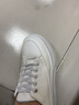 达芙妮厚底小白鞋女鞋春夏季新款增高百搭板鞋子女薄款透气运动休闲鞋 白色（便捷穿脱） 38 实拍图