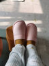 十月结晶月子鞋孕妇防滑软底拖鞋家居包跟鞋产前产后舒适 【四季款】彩棉粉色38/39 实拍图