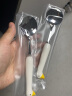 广意304不锈钢卡通勺子 可爱长柄陶瓷勺儿童吃饭黄嘴鸭勺2支装GY8579 实拍图