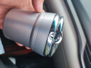 趣行 车载烟灰缸 汽车用烟缸 带盖LED灯阻燃可拆卸内胆烟灰缸 银色 实拍图