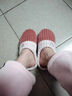 利达妮（TZLDN）厚底棉拖鞋女冬季保暖防滑家居家用室内月子鞋时尚毛毛棉鞋男冬天 款式五 44-45 (适合43-44码) 实拍图
