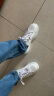 亚历山大麦昆AMQ 女士系带小白鞋休闲运动鞋  白色/黑色 36 礼物 实拍图