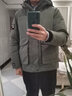 鸭鸭（YAYA）新款加厚羽绒服男士短款连帽韩版时尚商务休闲保暖防寒外套D 黑迷彩YE2B010612D XL /180 实拍图