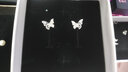 Lnieer养耳洞999足银蝴蝶耳钉女夏季2025新款潮耳环轻奢小巧耳骨钉耳饰 S999足银镂空蝴蝶耳钉 实拍图