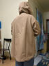 Navigare意大利小帆船小个子风衣女士秋季中长款连帽外套宽松通勤防风夹克 古巴砂 M 实拍图