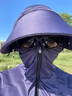 浪莎（LangSha）防晒衣男冰丝夏季防晒服外套男轻薄透气长袖户外休闲钓鱼防晒衫男 藏青色 2XL (140-170斤） 实拍图