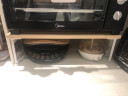 颐馨烤箱微波炉置物架电饭煲架子台面桌面双层隔板锅架厨房分层收纳架 54X30CMX内高16CM免安装(可叠加) 实拍图