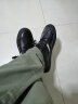 康奈男鞋 新款休闲鞋百搭潮流牛皮鞋纯色系带运动男士系带鞋 1175801 黑色（男款) 38 实拍图