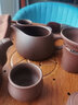 茗阳宜兴真品紫砂壶纯全手工原矿紫泥茶具套装四方抽角泡茶壶茶盘整套 四方套壶 宁静致远款 实拍图