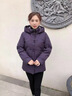 俞兆林（YUZHAOLIN）老年人衣服妈妈装奶奶冬装外套羽绒棉服女加厚妈妈冬装中老年女装 紫色 3XL （建议115-125斤） 实拍图