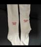 尼多熊儿童打底袜秋冬女童连裤袜宝宝打底裤春秋透气婴儿裤袜白色 实拍图
