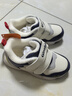 基诺浦儿童棉鞋冬季加绒加厚1-5岁男女童鞋秋冬款学步鞋GY1513 象牙白/夜影蓝/灰色/青黄绿 27 170mm 适合脚长166-175mm 实拍图