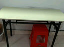 丘林瑟简易折叠桌长方形培训桌摆摊桌户外学习桌会议长条桌IBM桌写字桌 长120宽40高75(双层加固)2张起发 实拍图