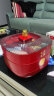 彩致（CAIZHI）干果盘新年果盘零食盘水果盘糖果盒客厅坚果收纳盒三层 CZ6642 实拍图