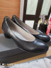 爱步（ECCO） 中跟女鞋 商务休闲牛皮浅口鞋 雕塑45 230203 01001黑色 38  晒单实拍图