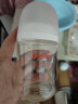 贝亲奶瓶 奶瓶新生儿 婴儿奶瓶 宽口径玻璃奶瓶 自然实感 含衔线设计 160ml 0-3个月 自带SS奶嘴 实拍图