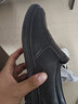 微光里 皮鞋男套脚商务休闲鞋男鞋舒适日常驾车一脚蹬豆豆鞋爸爸鞋 男士休闲皮鞋黑色【44码】 实拍图