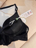 蜜桃杯挂脖内衣小胸无痕隐形露背聚拢显大黑色性感美背文胸细肩带可外露 小胸聚拢露背【黑色单件】 75A 上薄下厚约3CM 实拍图