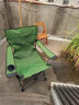 南极人 户外折叠椅子便携靠背钓鱼躺椅午休可伸腿露营休闲凳坐躺沙滩椅 绿色 实拍图