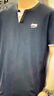 JEEP SPIRIT吉普短袖T恤男夏季休闲短袖男士V领上衣打底衫男装 黑色 3XL  实拍图