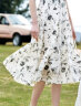 百图betu女装夏季新款半身裙法式优雅花卉高腰半身裙女2303T67 米白 L（米白预售06/21发货） 晒单实拍图