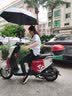 HAWEIWIND电动车雨伞支架电瓶车自行车撑伞神器遮阳支架推车婴儿车固定支架 简约款黑【送安装工具】 实拍图