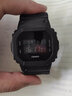 卡西欧（CASIO）G-SHOCK系列经典小方块街头时尚运动防水防震方形手表男送礼推荐 经典黑帆布表带DW-5600BBN-1 实拍图