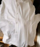 南极人衬衫男 纯色长袖商务衬衫男士棉质舒适衬衣外套修身西装白衬衫男L 实拍图