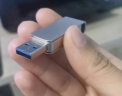 爱国者（aigo）64GB USB3.2高速U盘 U315 读速220MB/s 极客风设计 便携防水 金属优盘 实拍图