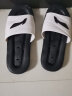 李宁（LI-NING）拖鞋男式夏季凉拖户外室内防滑运动游泳拖鞋927-2黑白（44-45码） 实拍图
