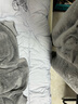 蕉内绒绒501H睡衣男女士小围脖珊瑚绒开衫情侣家居服秋冬季加厚保暖 【王一博同款】曼石灰 XL 实拍图