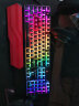 双飞燕（A4TECH）B975血手幽灵机械键盘 有线键盘游戏键盘三代全光轴RGB背光键盘茶光轴轻音版 B975P三代橙光轴枪声PBT布丁键帽 RGB 实拍图