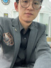 杰逊斯西服套装男韩版修身商务正装男士休闲西装外套新郎结婚礼服三件套 深灰色（西装+裤子） L（110-125斤） 实拍图