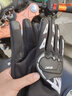 慕熙威尔 骑行手套男秋冬季保暖触屏防水防滑透气户外运动跑步开车山地摩托车防摔登山训练全指手套 黑色 实拍图