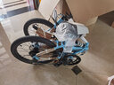 欧亚马 OYAMA折叠自行车20寸14速铝合金双碟刹避震男女单车酷炫500 全套禧玛诺双碟刹14速5年质保白 实拍图