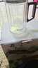 天喜（TIANXI）观山茶水分离杯玻璃高颜值办公室泡茶杯子耐高温过滤喝水茶道杯 透明色木把+ 55℃恒温杯垫 实拍图