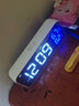 三每 超大铃声闹钟大音量LED电子时钟学生夜光工作日响铃模式温度M20 象牙白 实拍图