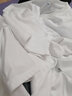 阿诺顿【纯棉四件】短袖t恤男士半截袖衫衣服男装夏季圆领宽松青年大码 格白+K灰+S黑+R白 M 建议100-120斤 实拍图