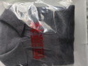恒源祥高档短款洋气小衫翻领针织羊毛衫女春秋季小个子高腰毛衣显高上衣 深灰 L 110斤-120斤 实拍图