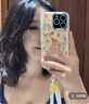 鹿途者 DEERWALK小飞象长颈鹿挂绳适用苹果14手机壳iphone15promax可爱卡通12网红女款11点钻13pro自带镜头膜 happy 小飞象+挂绳 iPhone 16 Pro 实拍图