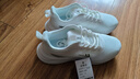 回力（Warrior）男鞋秋冬季新款运动鞋透气软底网皮鞋男休闲鞋子男轻便减震跑步鞋 白色-畅跑轻便软底 39 实拍图