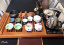 尚言坊 茶道六君子套装功夫茶具配件大全茶夹子茶勺茶针养壶笔刷茶盘刮 14天福厚泽茶道组五配件 实拍图