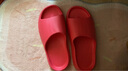家怡拖鞋男女夏季家居鞋厚底软弹凉拖鞋居家浴室拖树莓粉39-40 JY2355 实拍图
