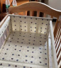 Saoors婴儿床实木宝宝床多功能榉木床可移动新生儿童 床+椰棕床垫+小熊4件套 晒单实拍图