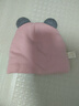 图涂丫婴儿帽子秋冬新生儿男女初生胎帽幼儿春秋帽子秋冬天0-3-6个月薄 刺猬-珊瑚粉（三层夹棉） 大码  建议6-18个月（单帽） 实拍图